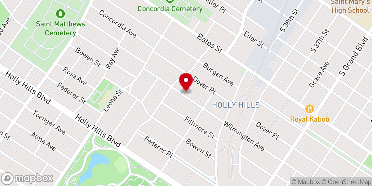 Map showing location of St. Stephen Protomartyr Catholic Parish
