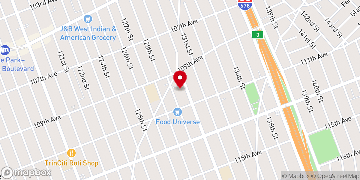 Map showing location of St. Teresa of Avila & St. Anthony of Padua Parish