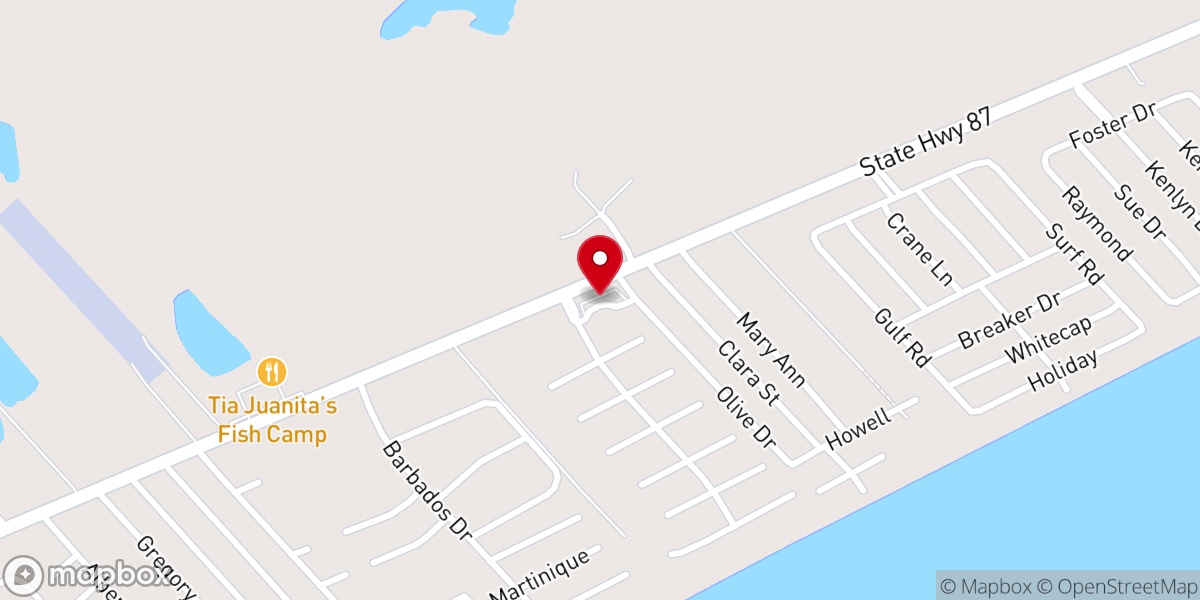 Map showing location of St Theresa Lisieux Chapel