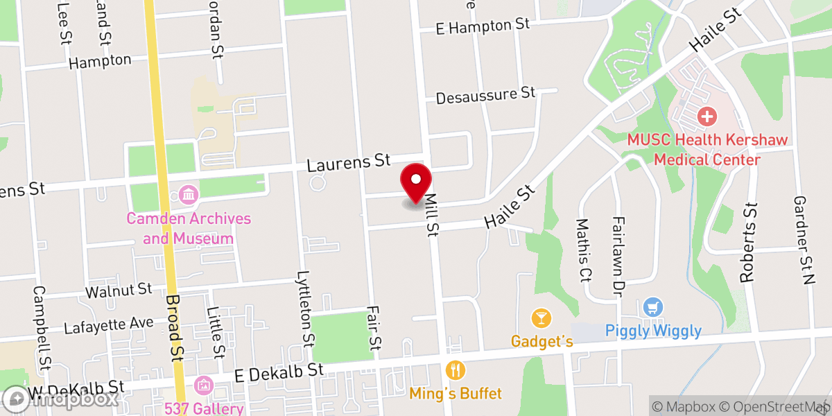 Map showing location of St Timothy's Lutheran Church