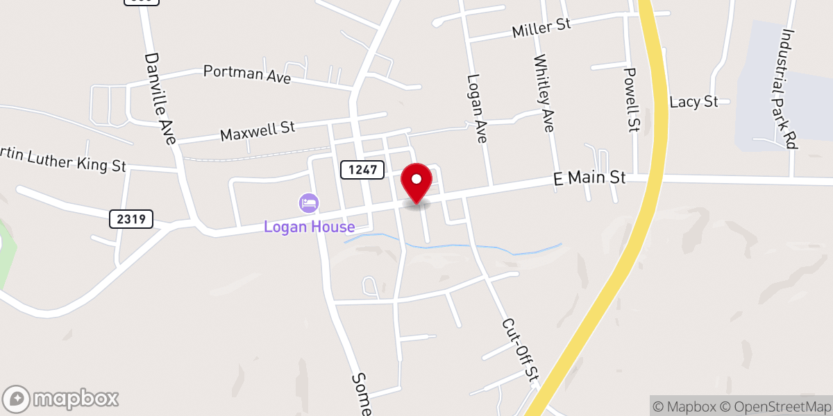 Map showing location of Stanford Presbyterian Church