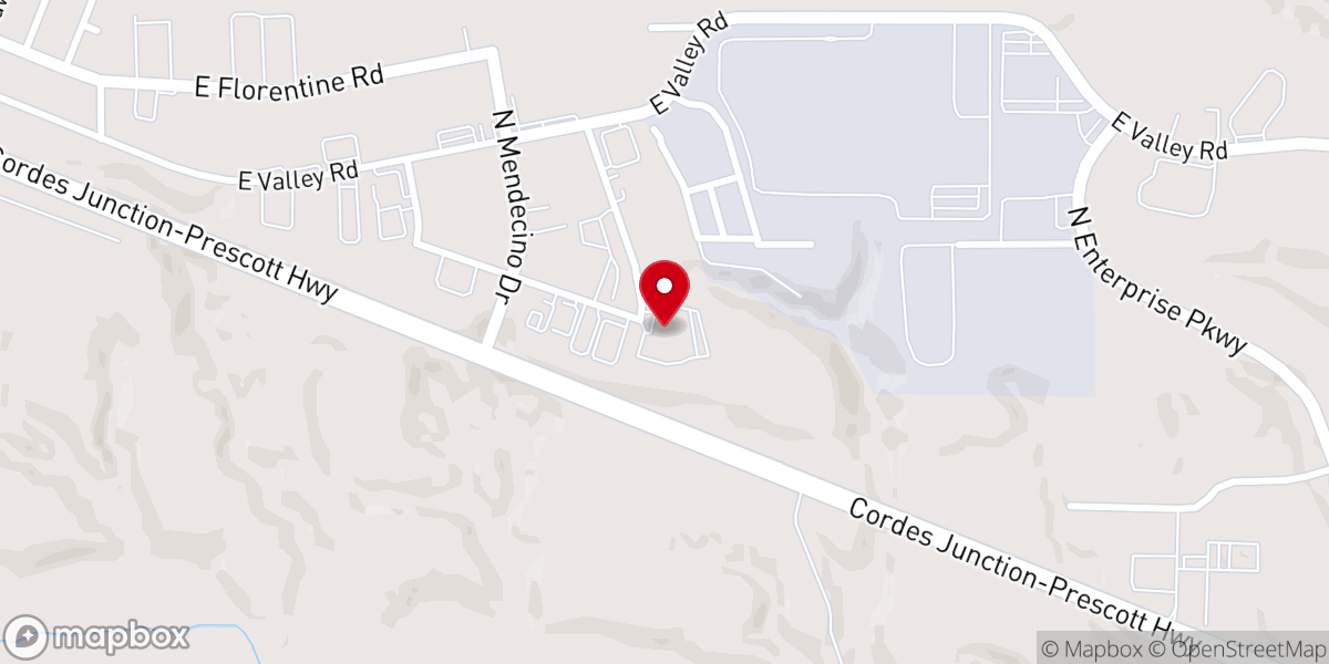 Map showing location of Stepping Stones Thrift Store - Prescott Valley