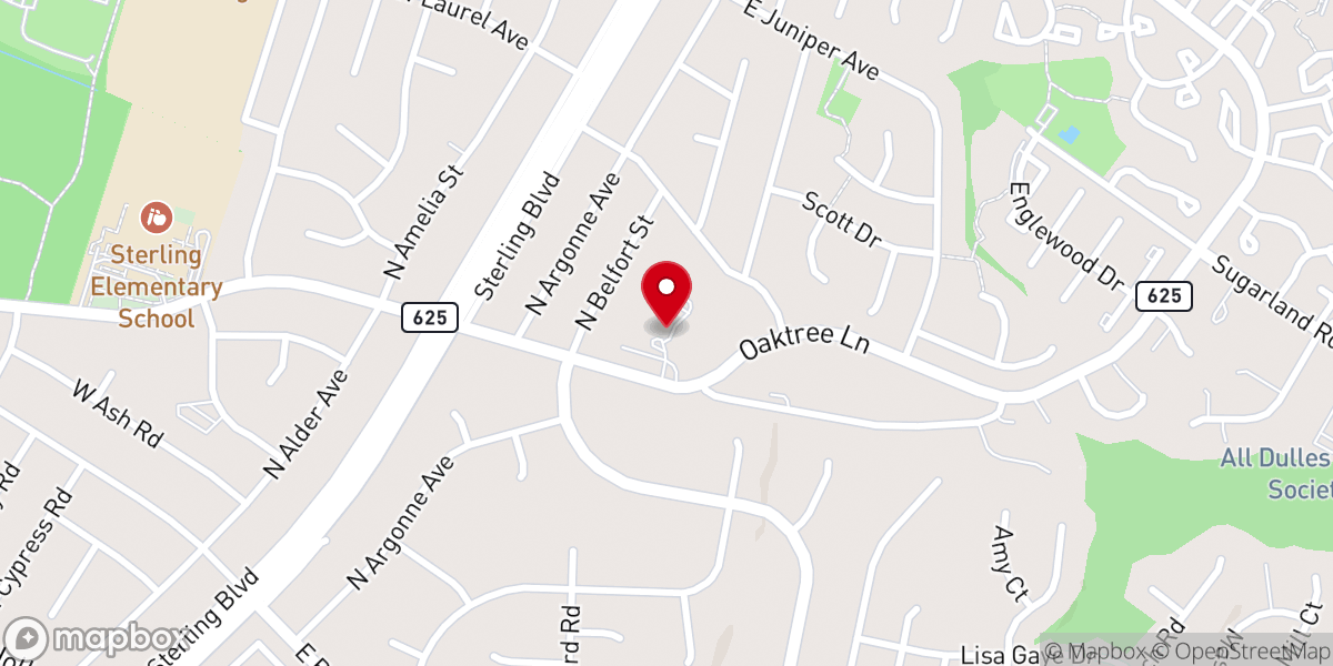 Map showing location of Sterling UMC