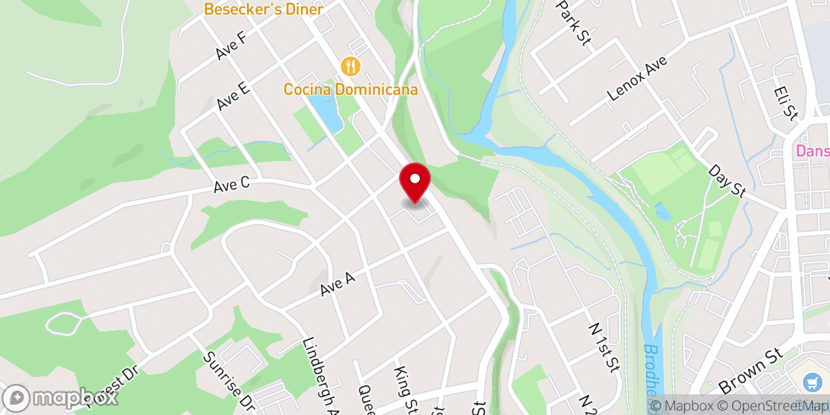 Map showing location of Stroudsburg Wesleyan Church