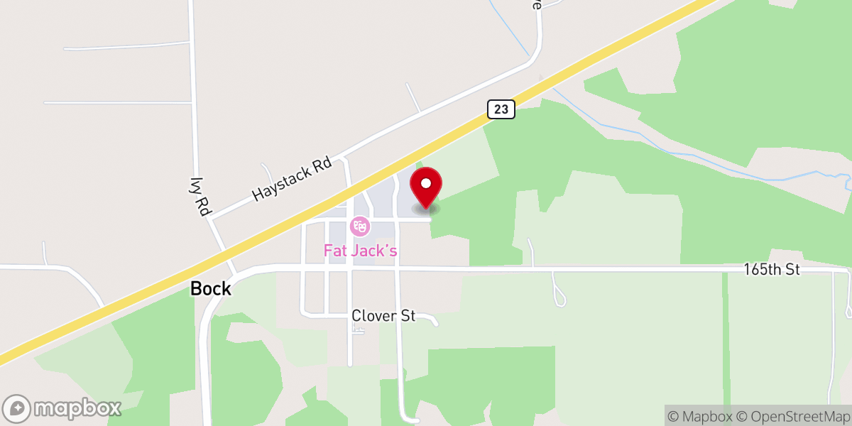 Map showing location of Sue's Bus Services