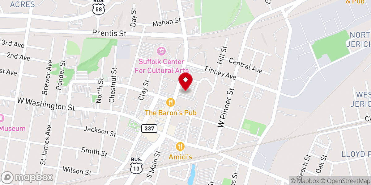 Map showing location of Suffolk Christian Church 施福基督教会