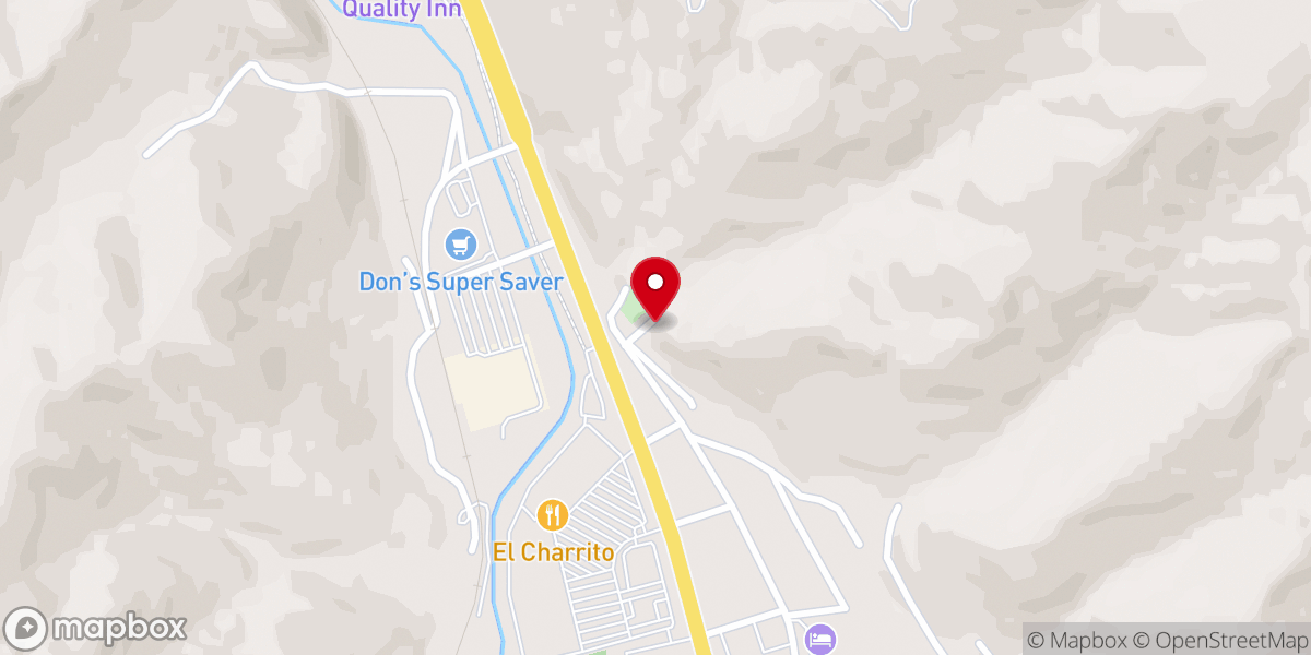 Map showing location of Sunny Acres First Church of God