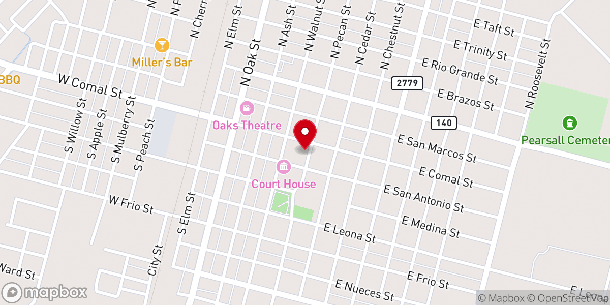 Map showing location of Sunshine Day Care Center