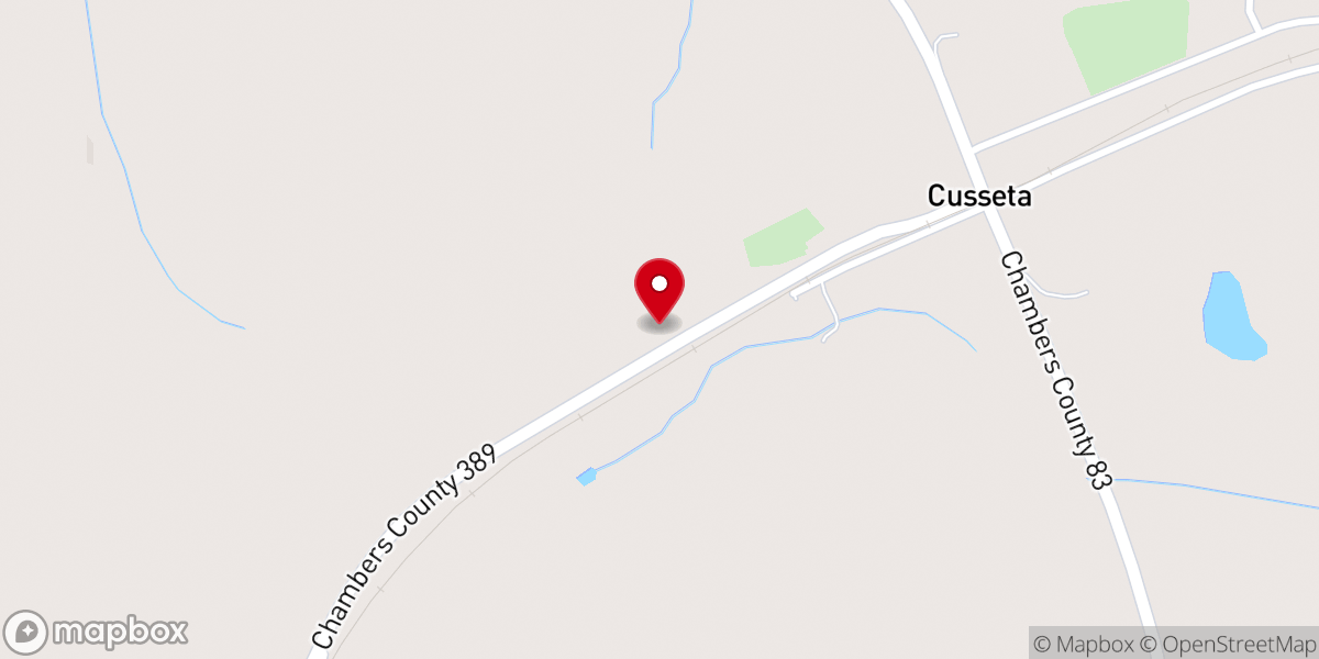 Map showing location of Sweet Hope C M E Church