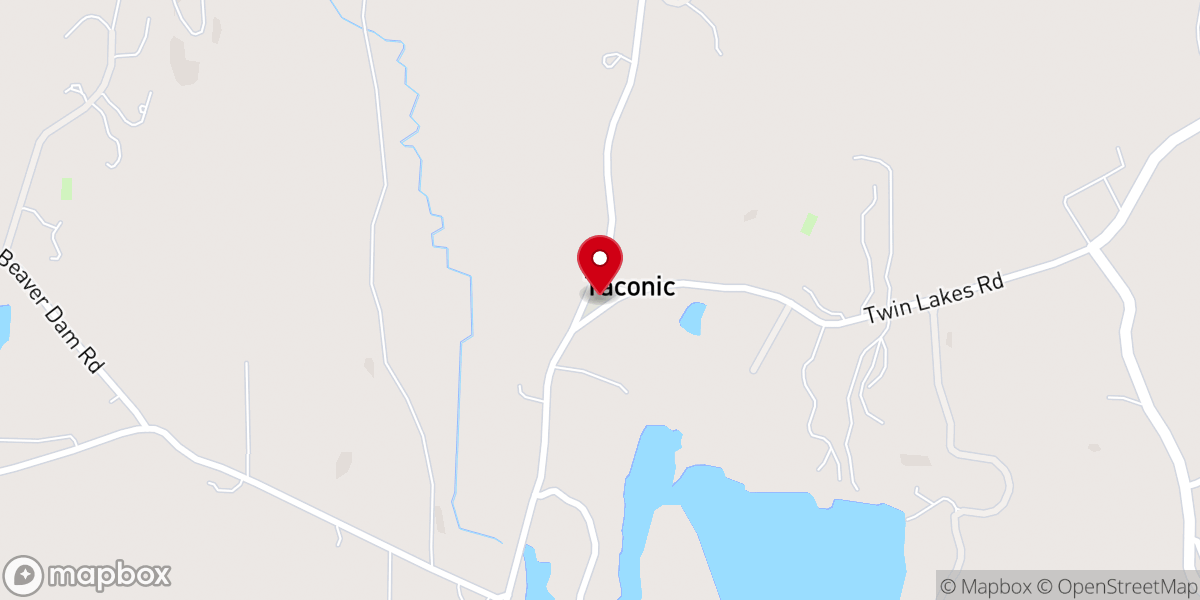 Map showing location of Taconic Chapel Park