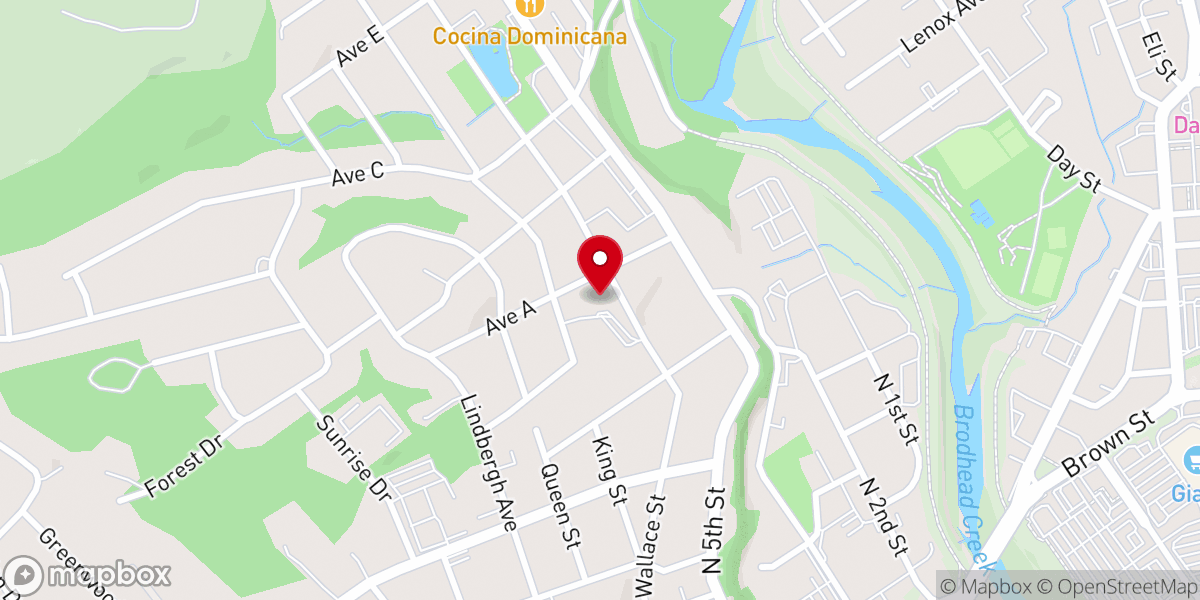 Map showing location of Temple Israel of the Poconos