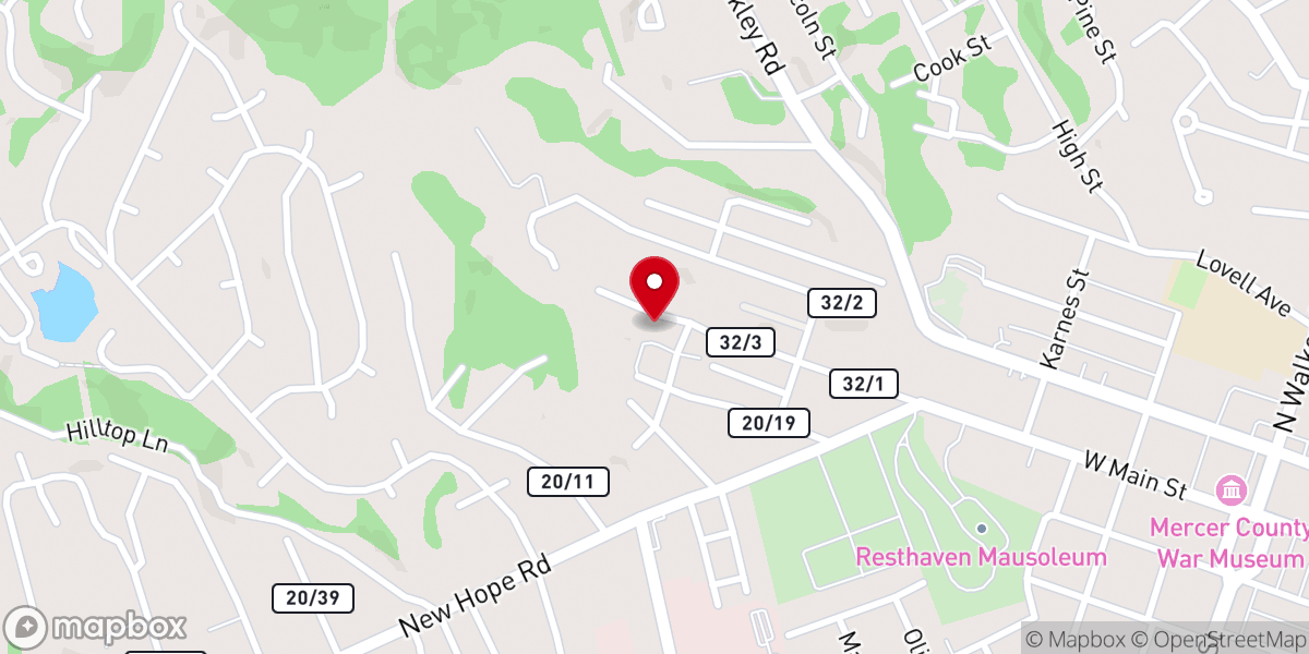 Map showing location of Tender Mercies Ministries