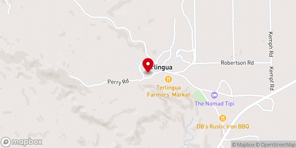 Map showing location of Terlingua Trading Company