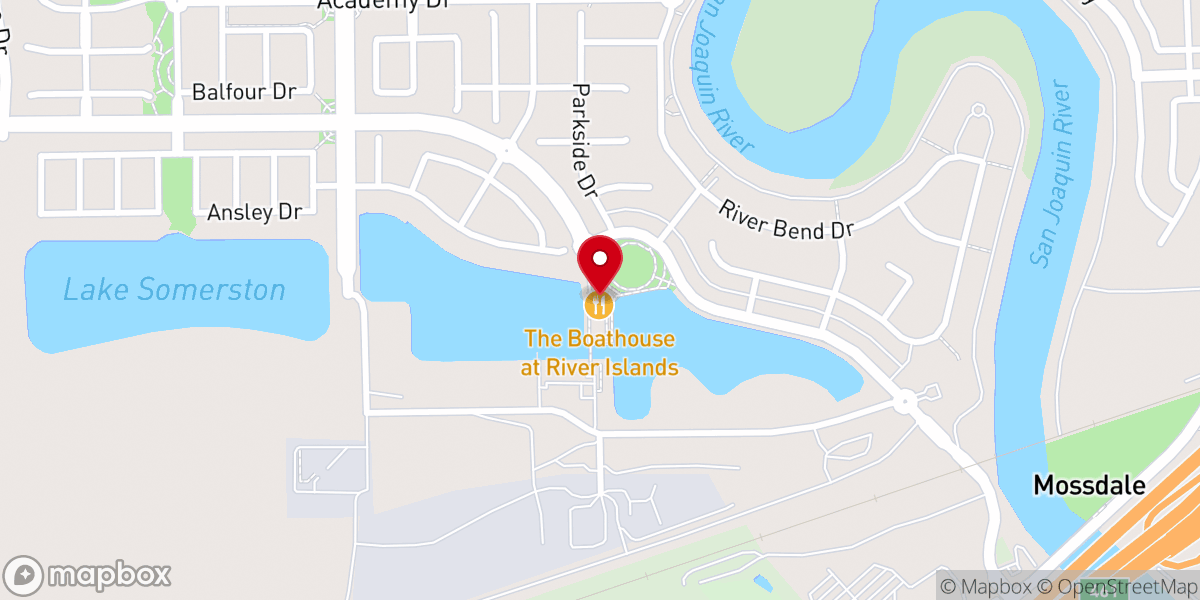 Map showing location of The Boathouse At River Islands