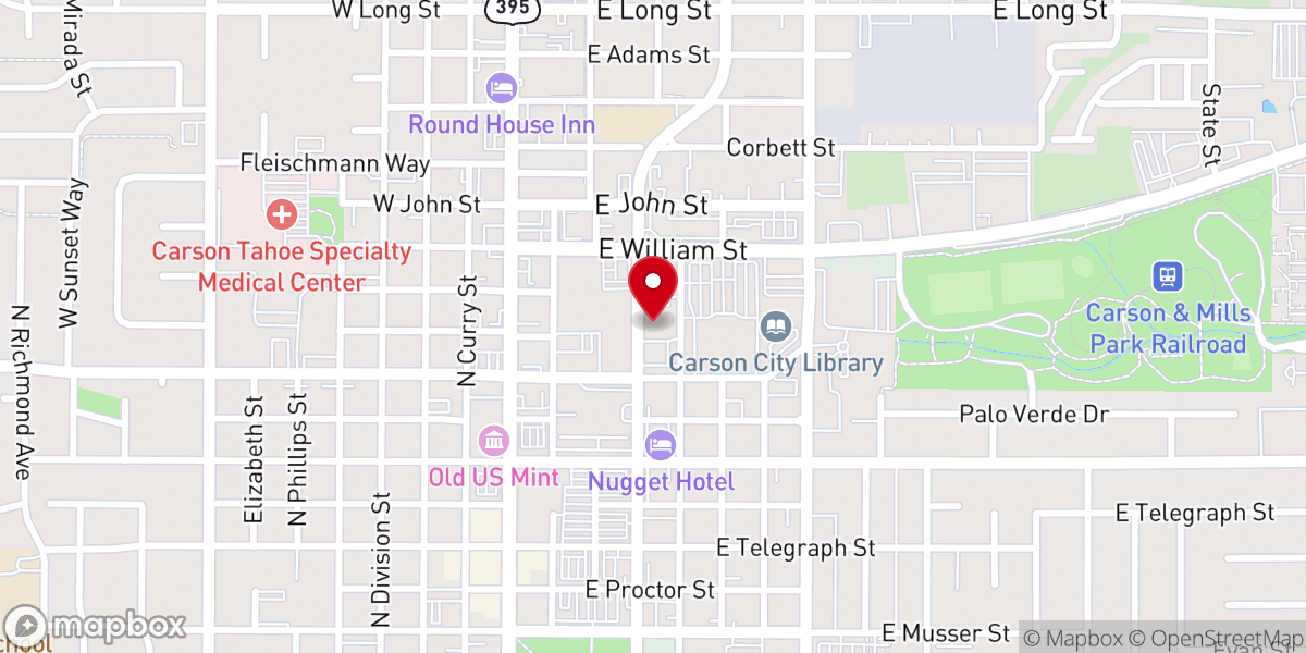 Map showing location of The Bridge Offices