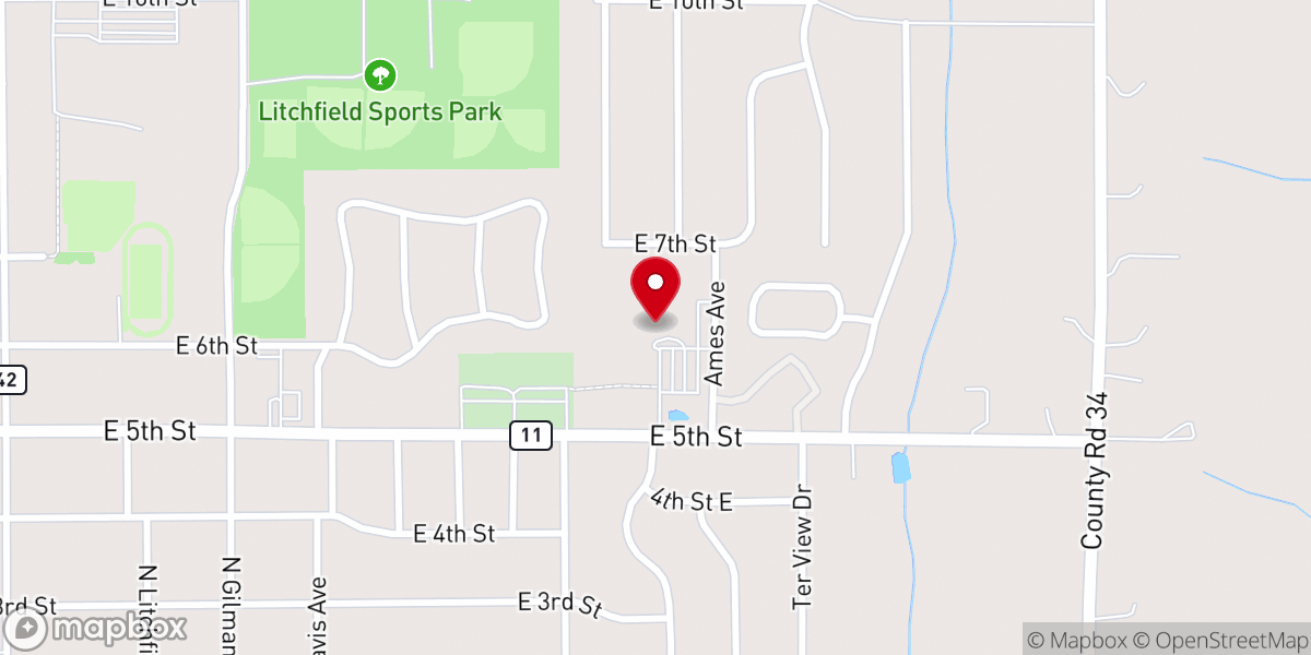 Map showing location of The Church of St. Philip
