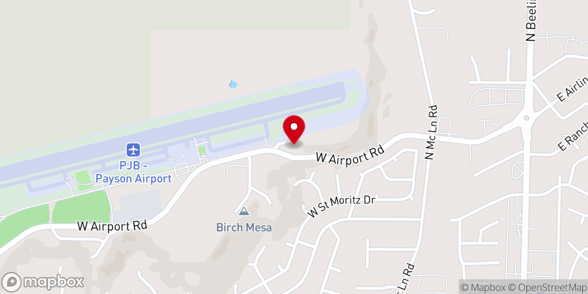 Map showing location of The Church on Miracle Mountain