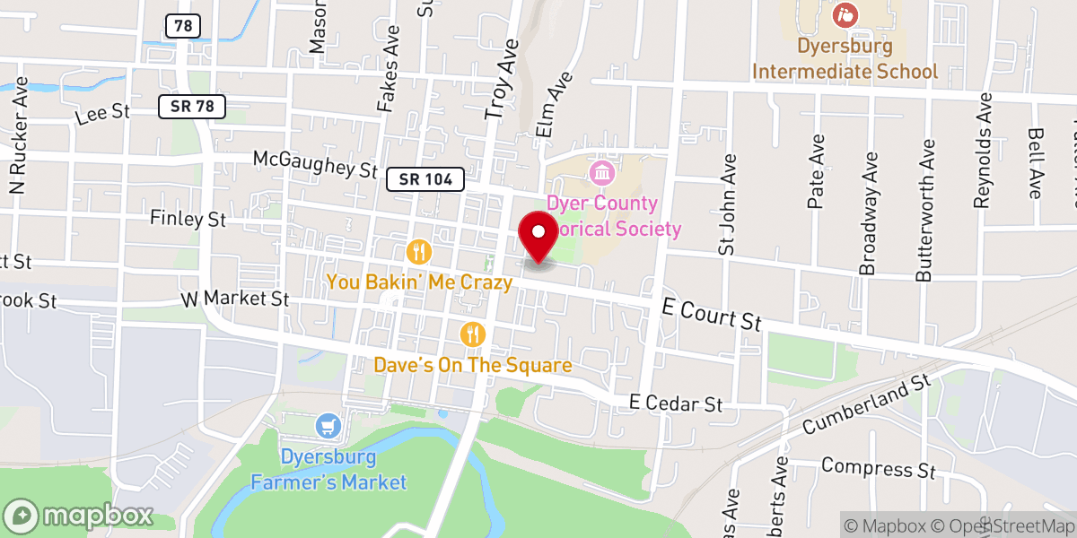 Map showing location of The Community