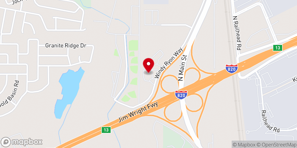 Map showing location of The Creek Church