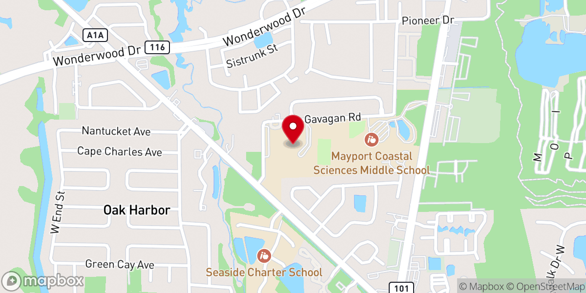 Map showing location of The Gathering Jax