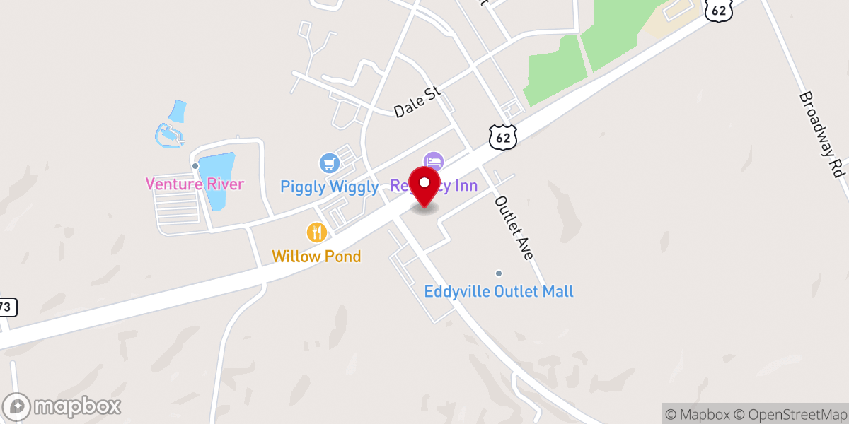 Map showing location of The Joint-BBQ, Wings & More