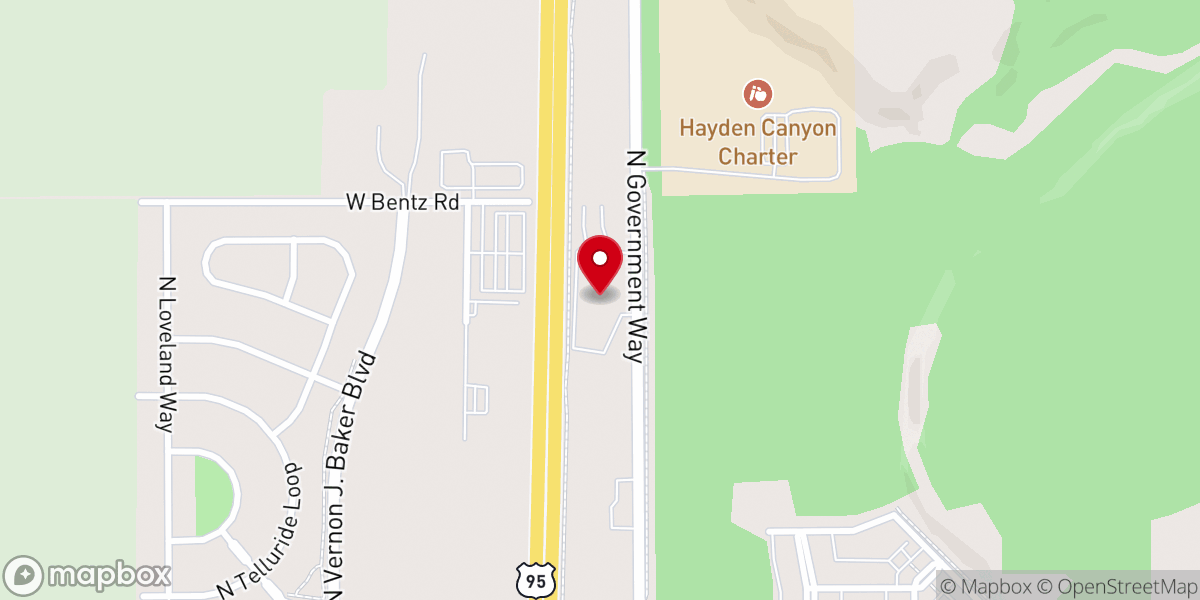 Map showing location of The King's High Way Ministries