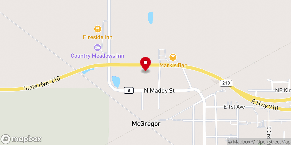 Map showing location of The Lord's House Church