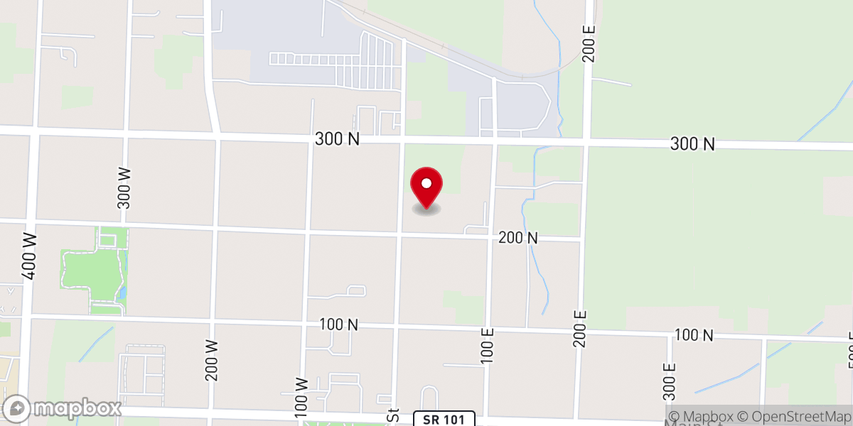 Map showing location of The Paddle Pickleball
