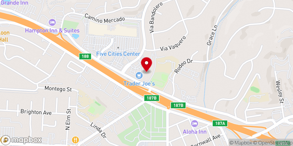 Map showing location of The Parable Christian Store