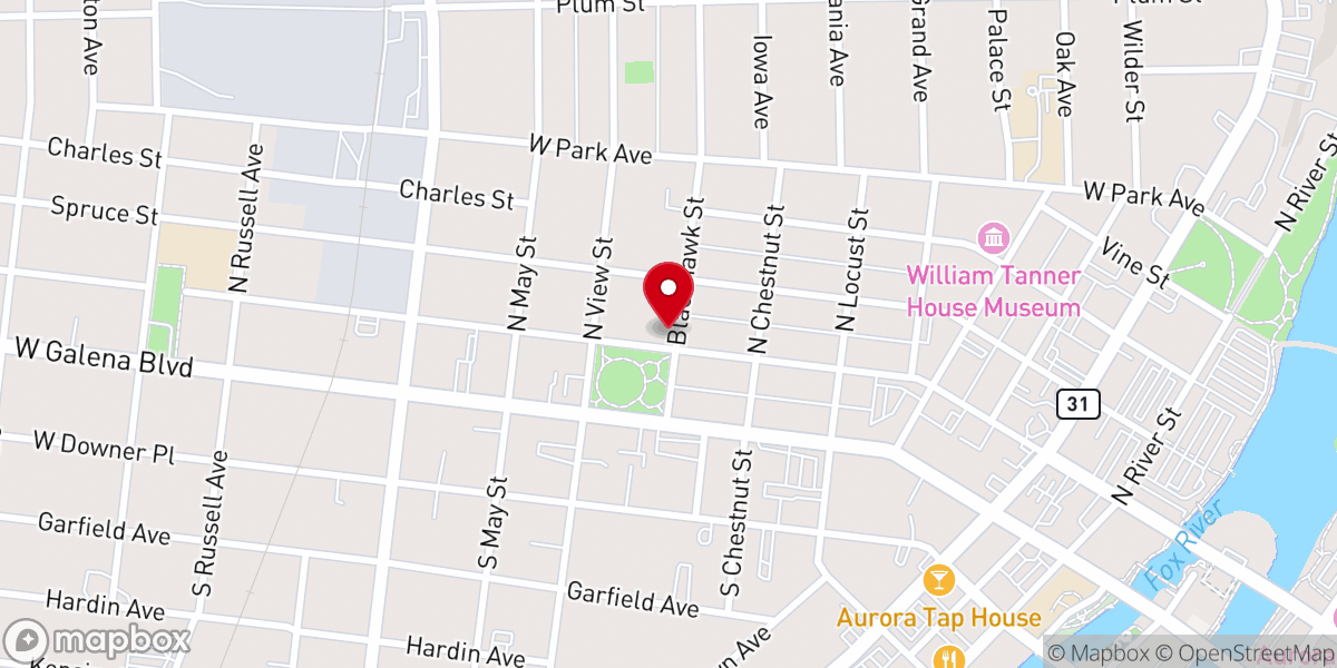 Map showing location of The Parish House of City of Light Anglican