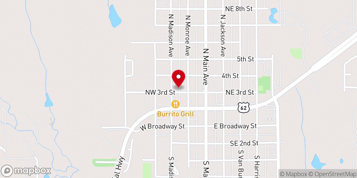 Map showing location of THE PLACE Church