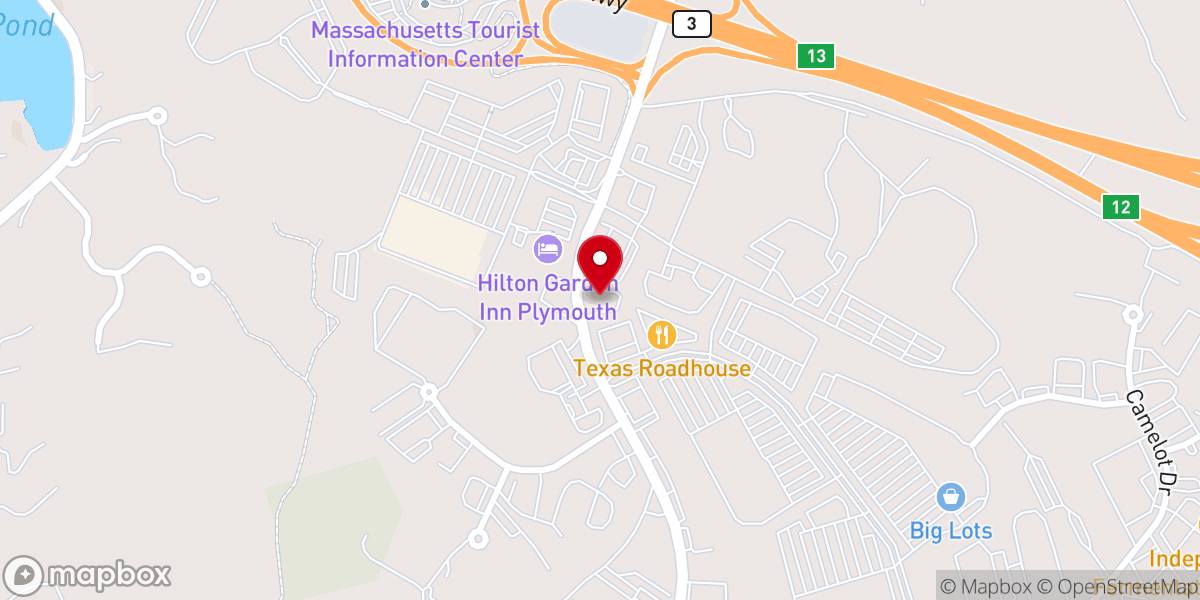 Map showing location of The Salvation Army Plymouth Corps Community Center