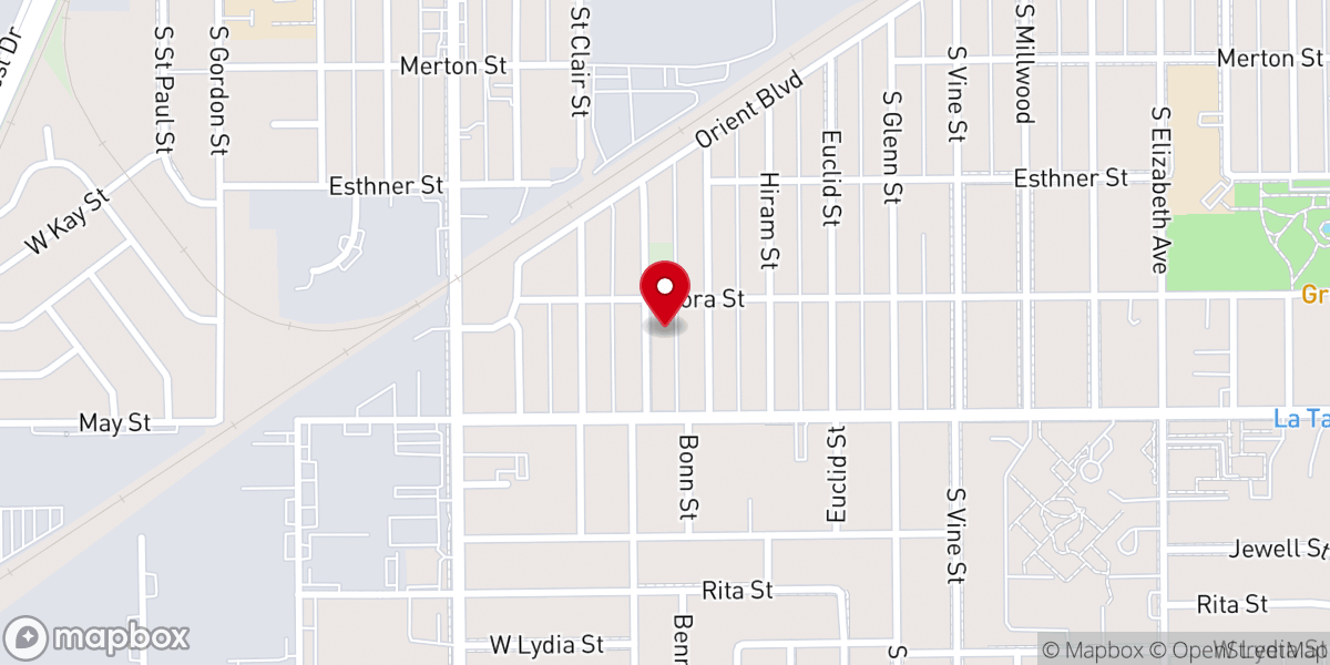 Map showing location of The Salvation Army - Worship & Community Center