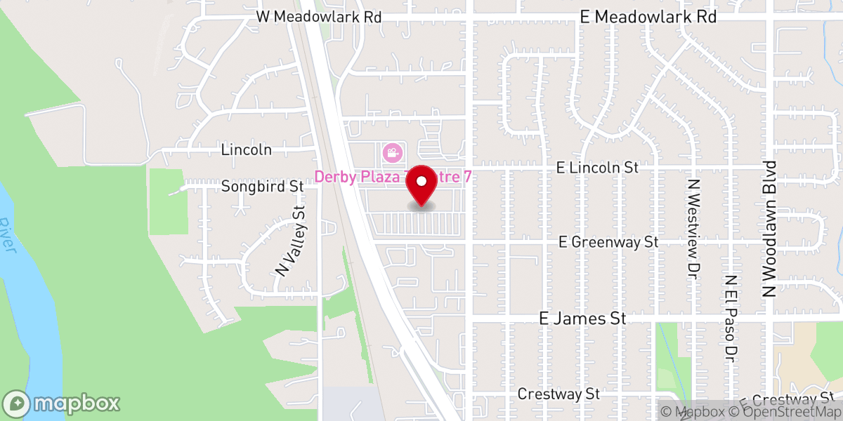 Map showing location of The Well Worship Center