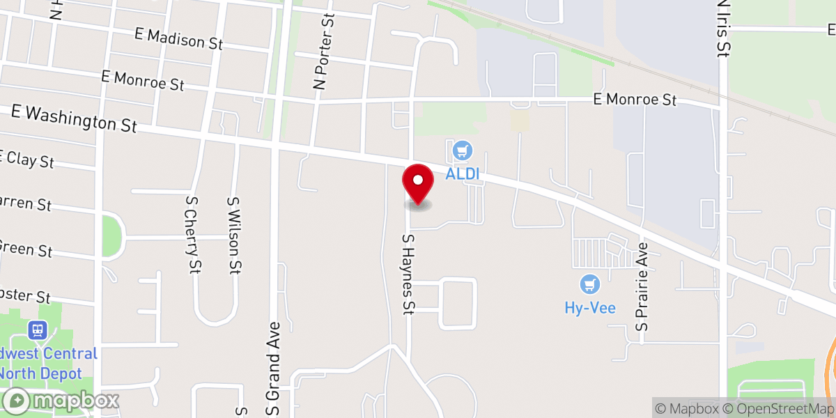 Map showing location of The Word Shoppe