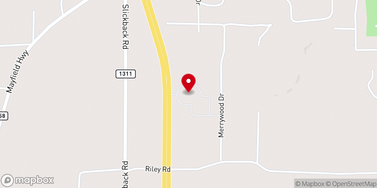 Map showing location of Three Crosses Church