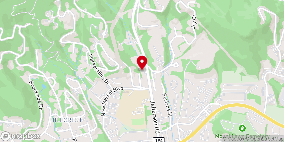Map showing location of Three Forks Baptist Association
