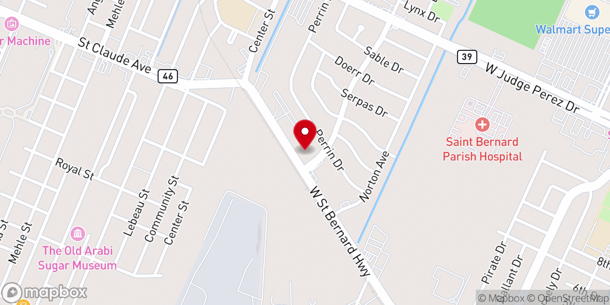 Map showing location of Timothy Trumpet of Truth Ministry