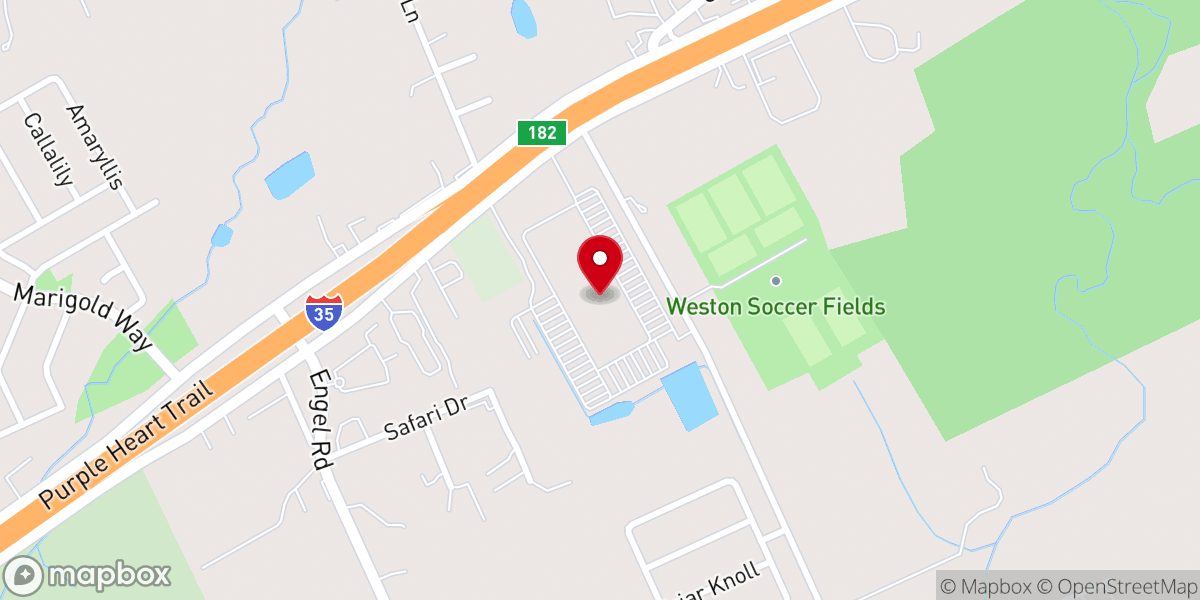 Map showing location of Tree of Life Church