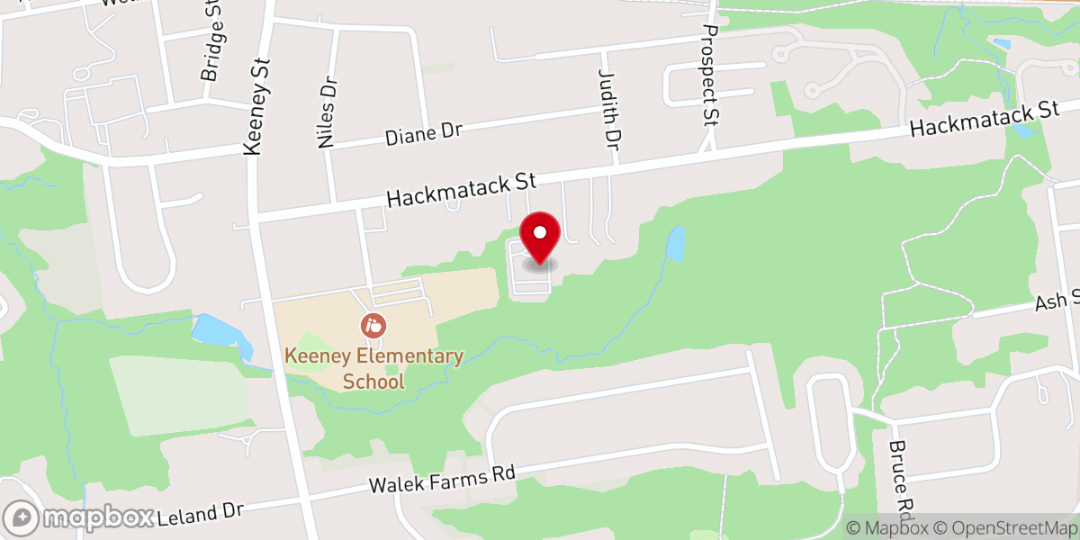Map showing location of Trinity Covenant Church