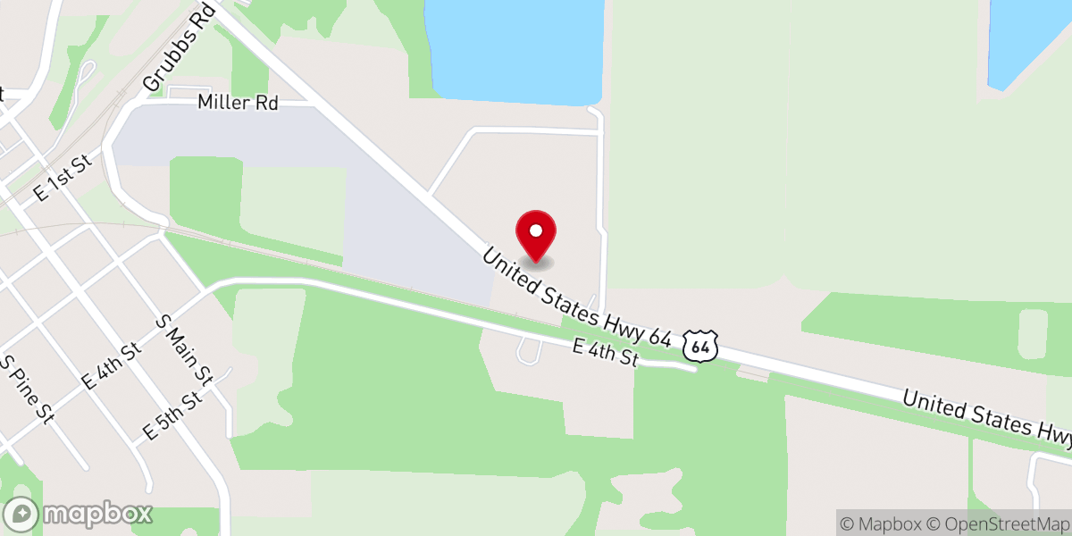 Map showing location of Trinity Full Gospel