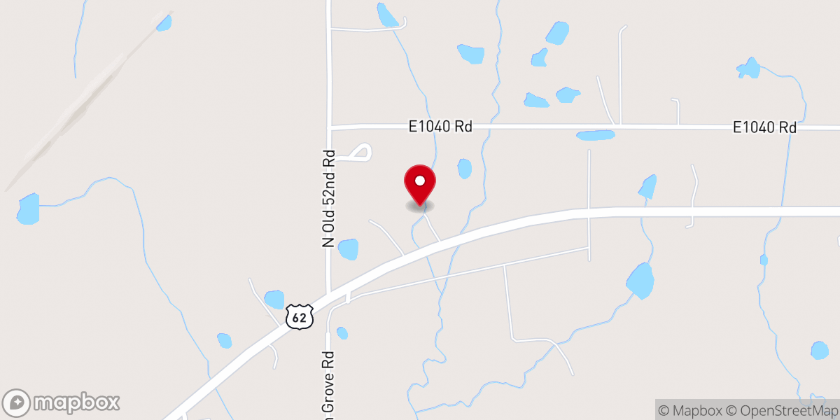 Map showing location of Trinity Holiness Tabernacle
