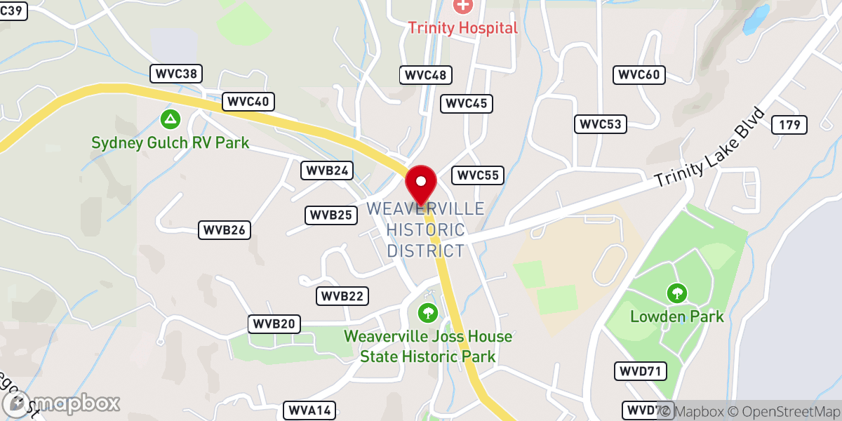 Map showing location of Trinity Journal