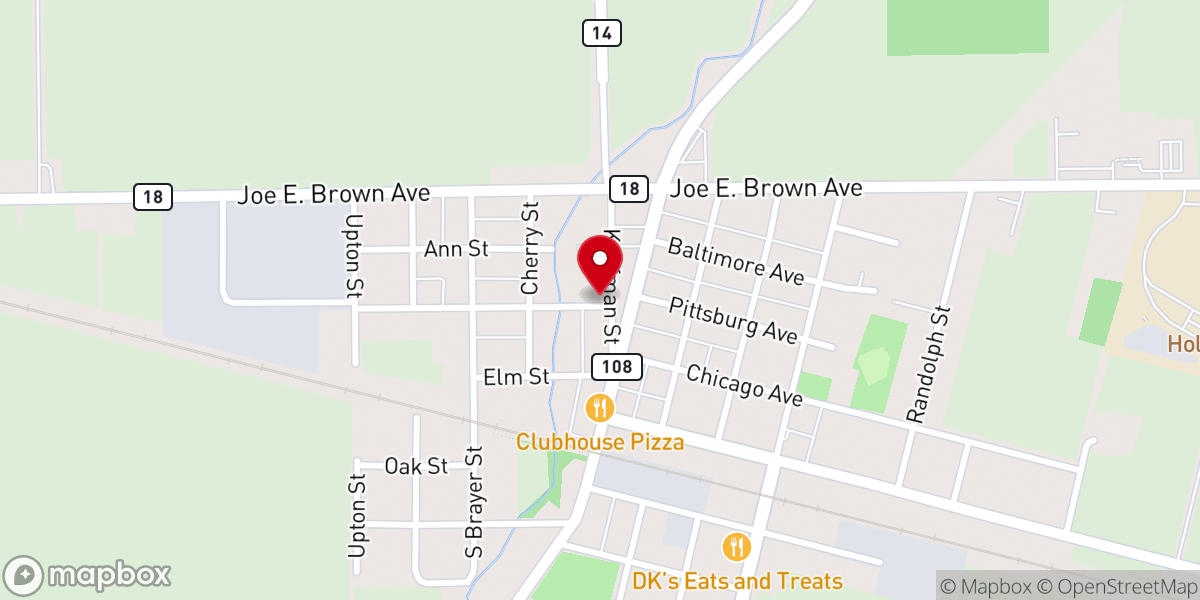 Map showing location of True Believers Fellowship