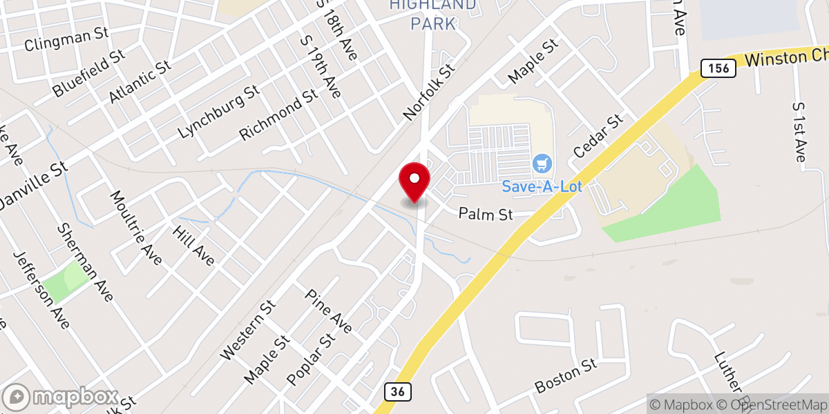 Map showing location of True Deliverance Word International Church