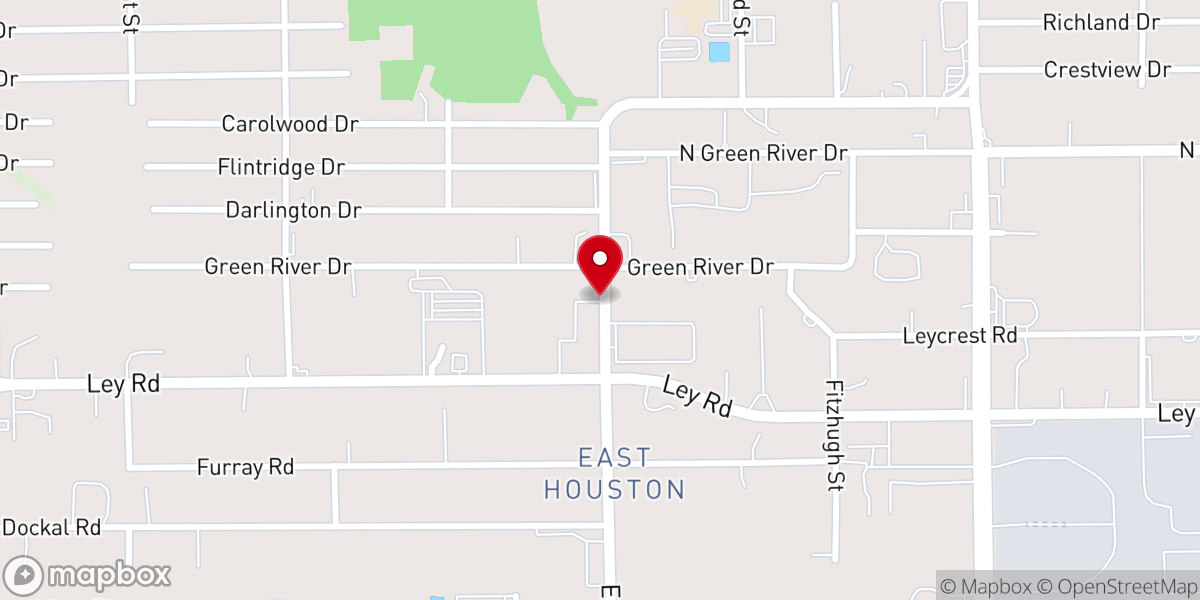 Map showing location of True Elevation Church Houston