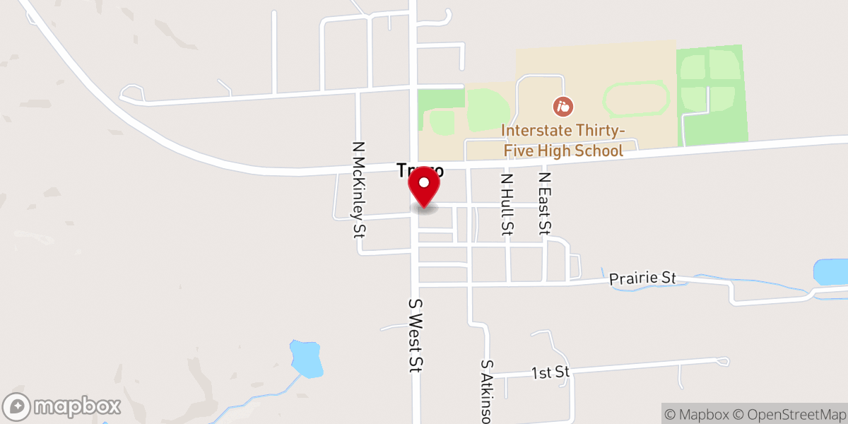 Map showing location of Truro United Methodist Church