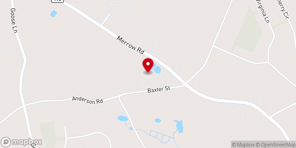 Map showing location of Twin Ponds Centre