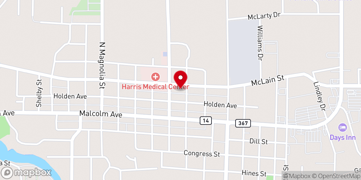 Map showing location of Umsted Memorial United Methodist Church
