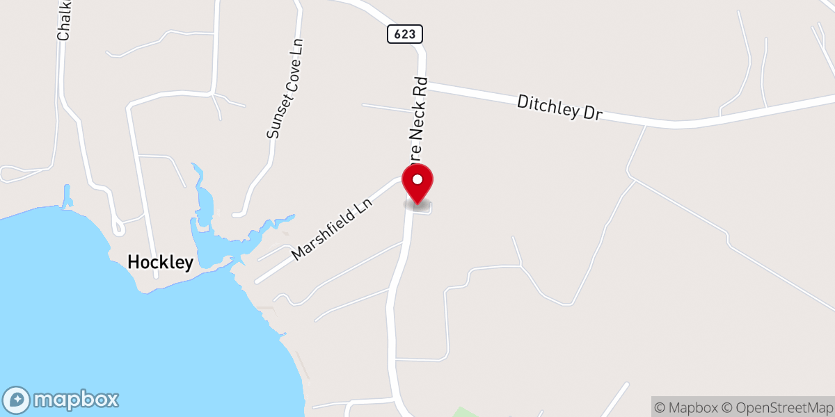 Map showing location of Union Zion Baptist Church